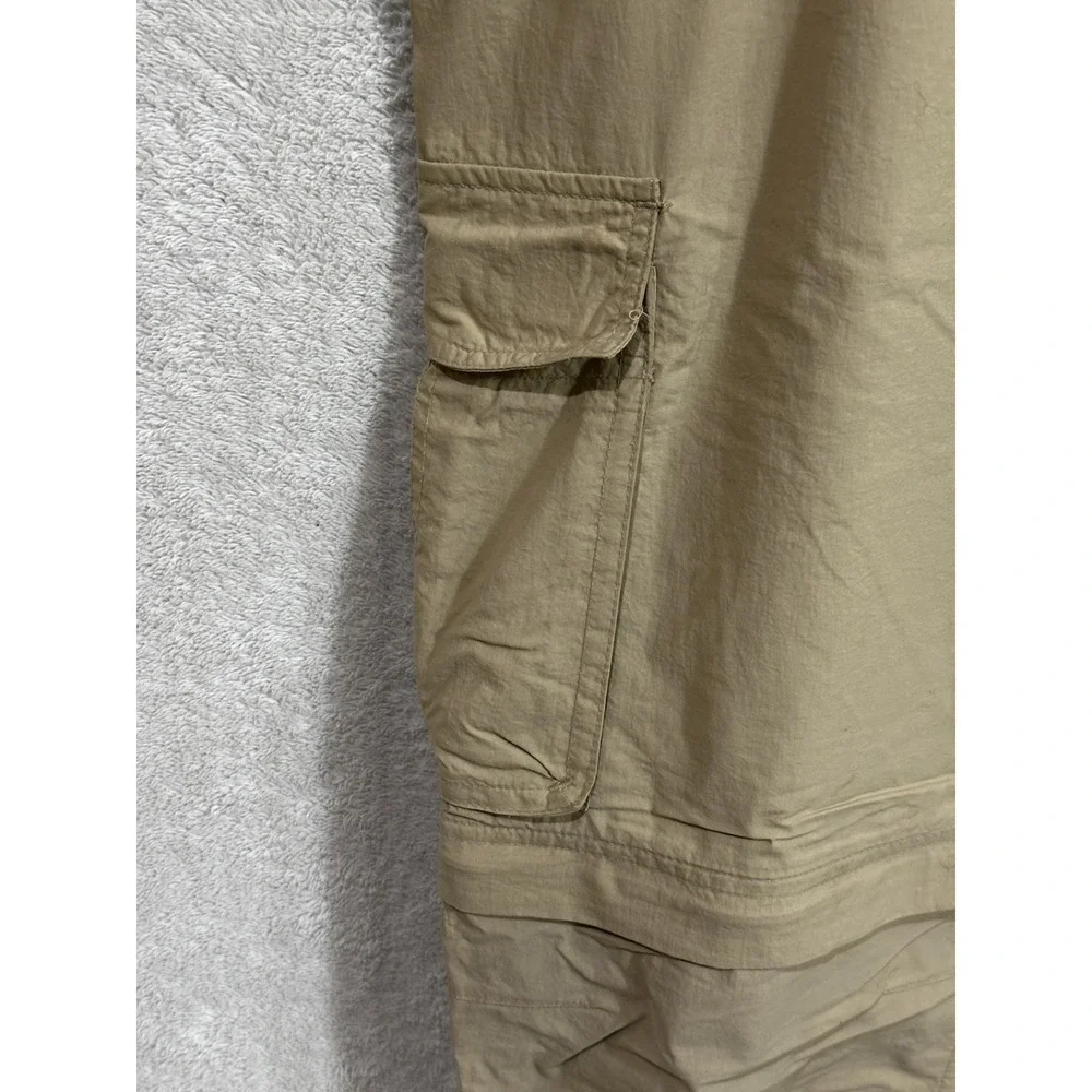 REI Convertible Pants Mens XL 32 Tall Brown Hiking Stretch Cargo‎ Outdoor Zip